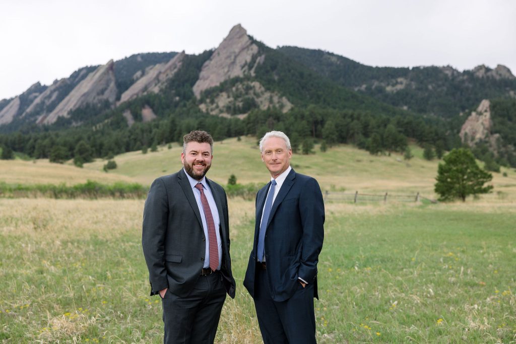 Attorneys John Duguay and Robert Hoover of Sloat, Nicholson & Hoover, P.C.